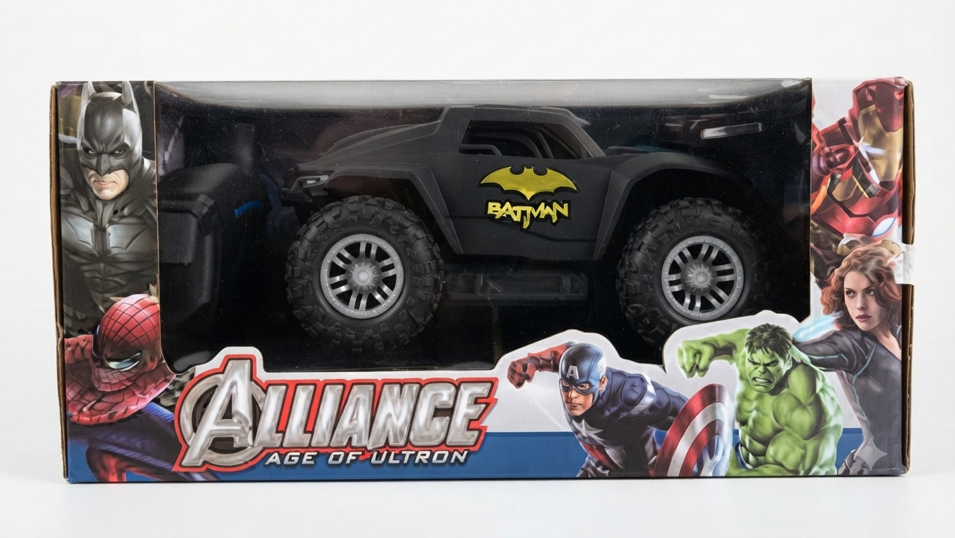 Alliance Age of Ultron Avengers RC Monster Truck with Controller & Reusable Battery