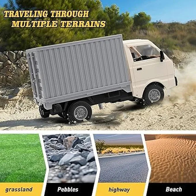 RC Suzuki Pickup Loading Van with Container – 8inches – Assorted colors – Rechargeable