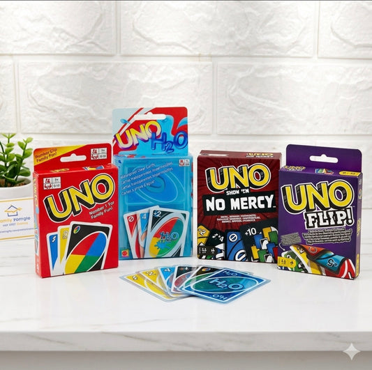The Ultimate UNO 4-in-1 Master Collection | Classic, Flip, H2O & No Mercy