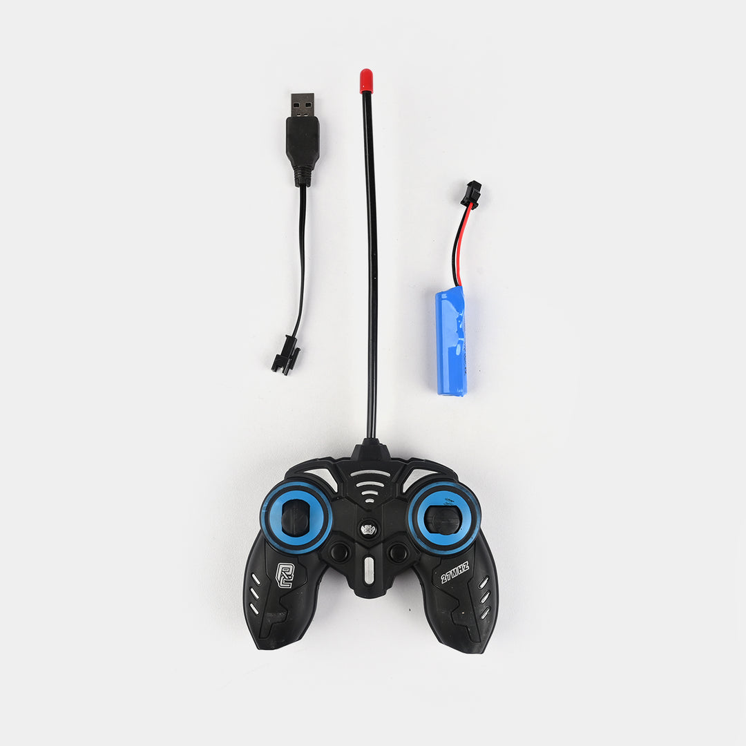 RC Bugatti Themed Fast Car With Rechargeable Batteries & Lightning Effect