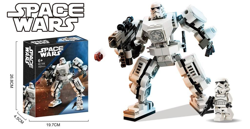 Superhero & Space Wars Mech Armor Building Blocks Collection (6-8+ Series)