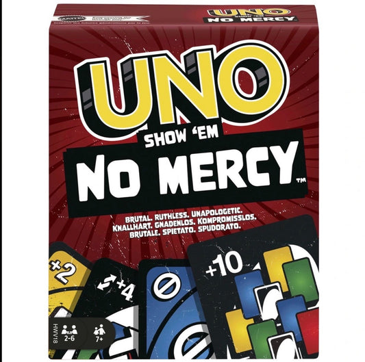 UNO SHOW 'EM NO MERCY CARD GAME