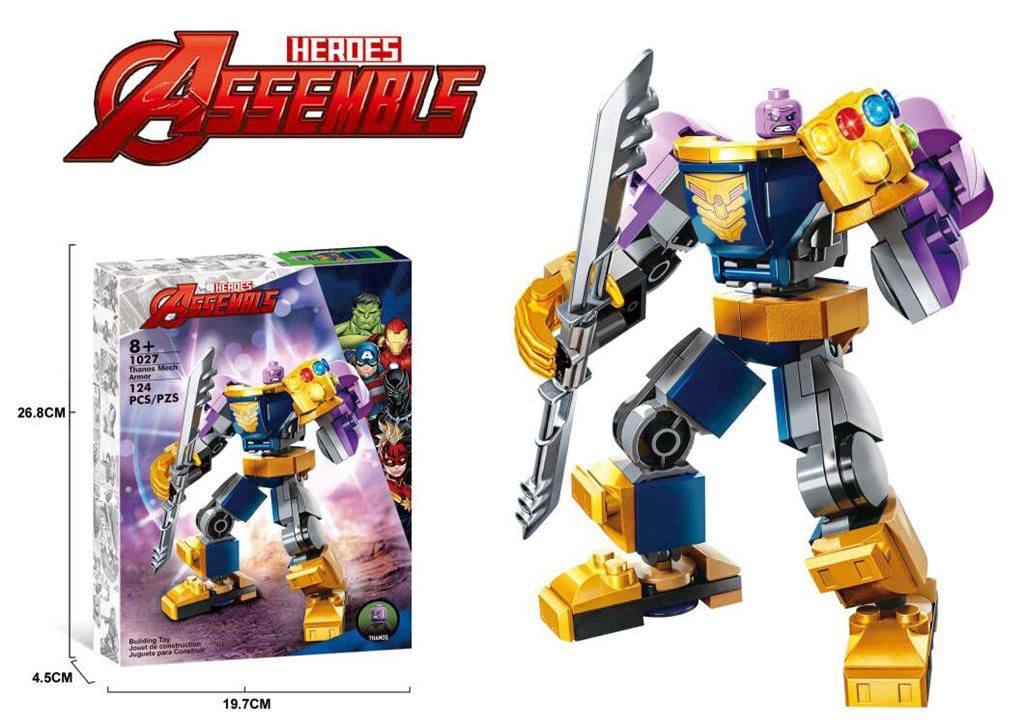 Superhero & Space Wars Mech Armor Building Blocks Collection (6-8+ Series)
