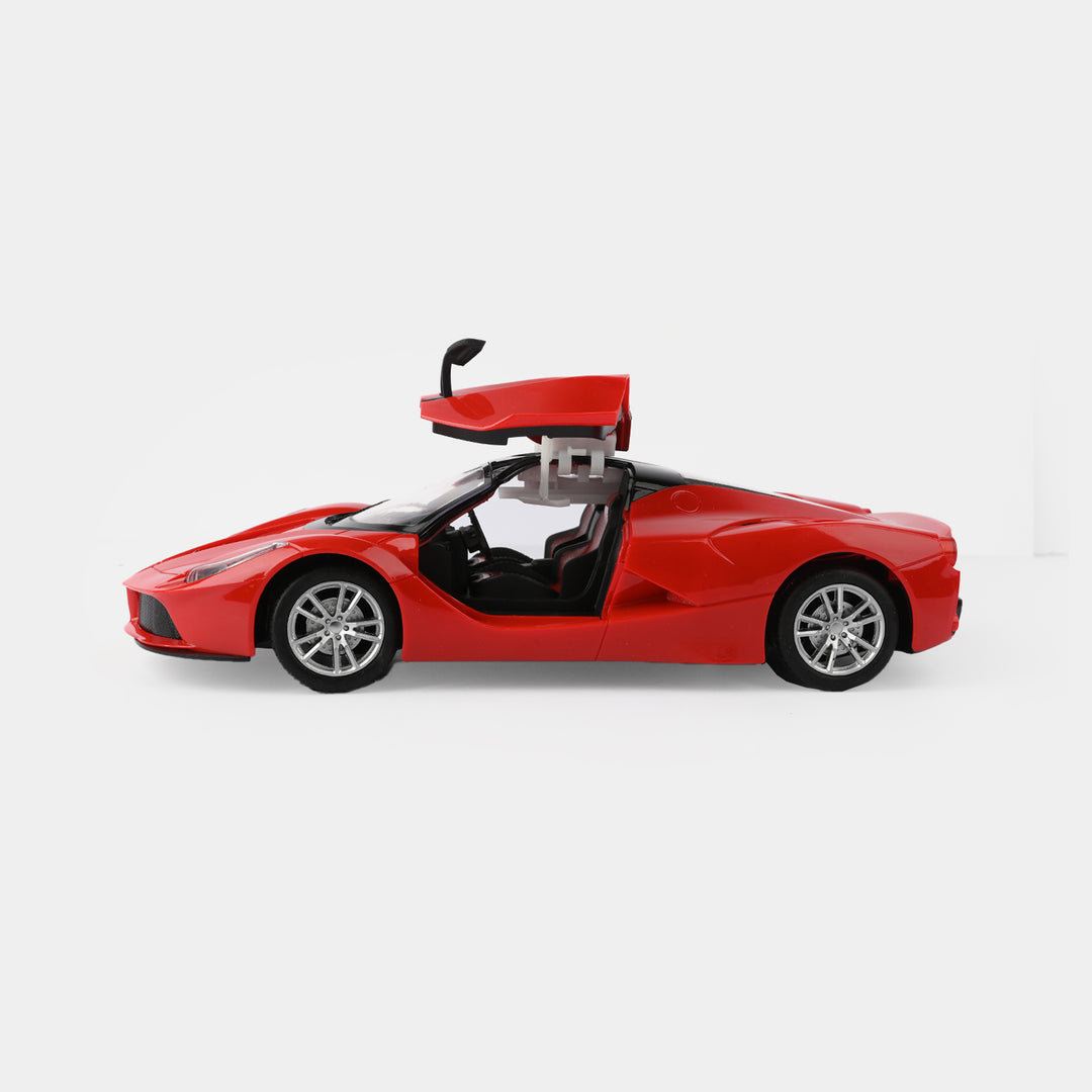 RC Bugatti Themed Fast Car With Rechargeable Batteries & Lightning Effect