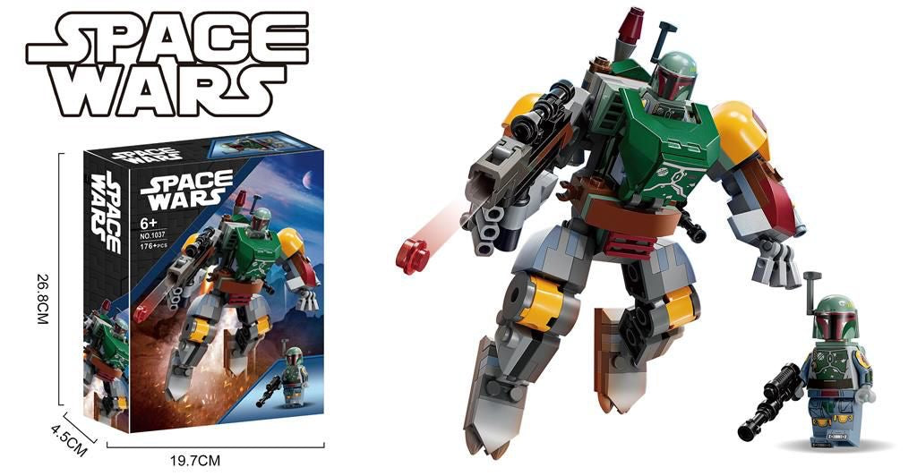 Superhero & Space Wars Mech Armor Building Blocks Collection (6-8+ Series)