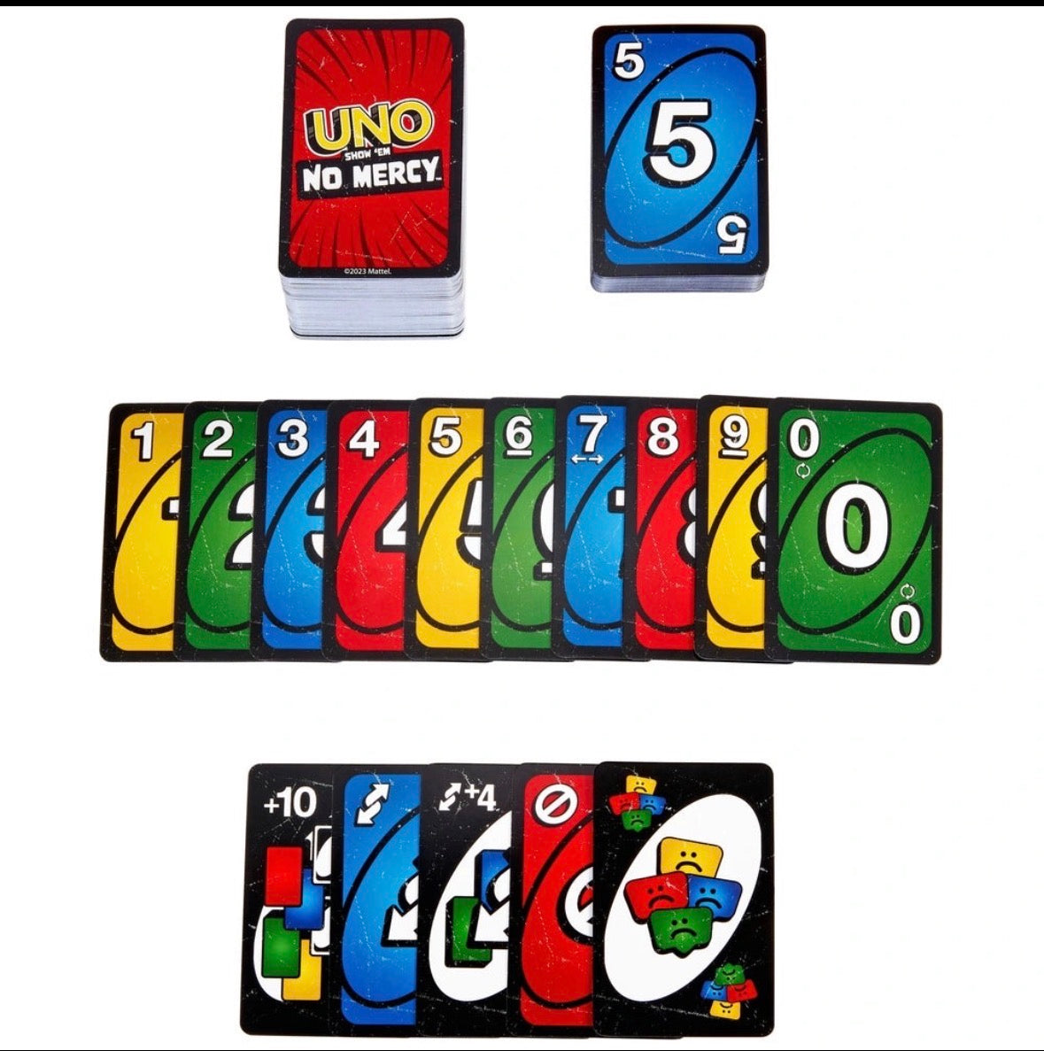 UNO SHOW 'EM NO MERCY CARD GAME