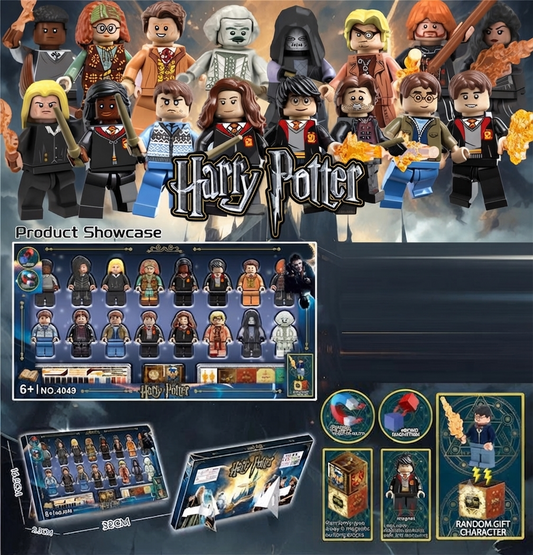 Harry Potter 6+1 Magnetic Building Blocks 16 piece Figure Set