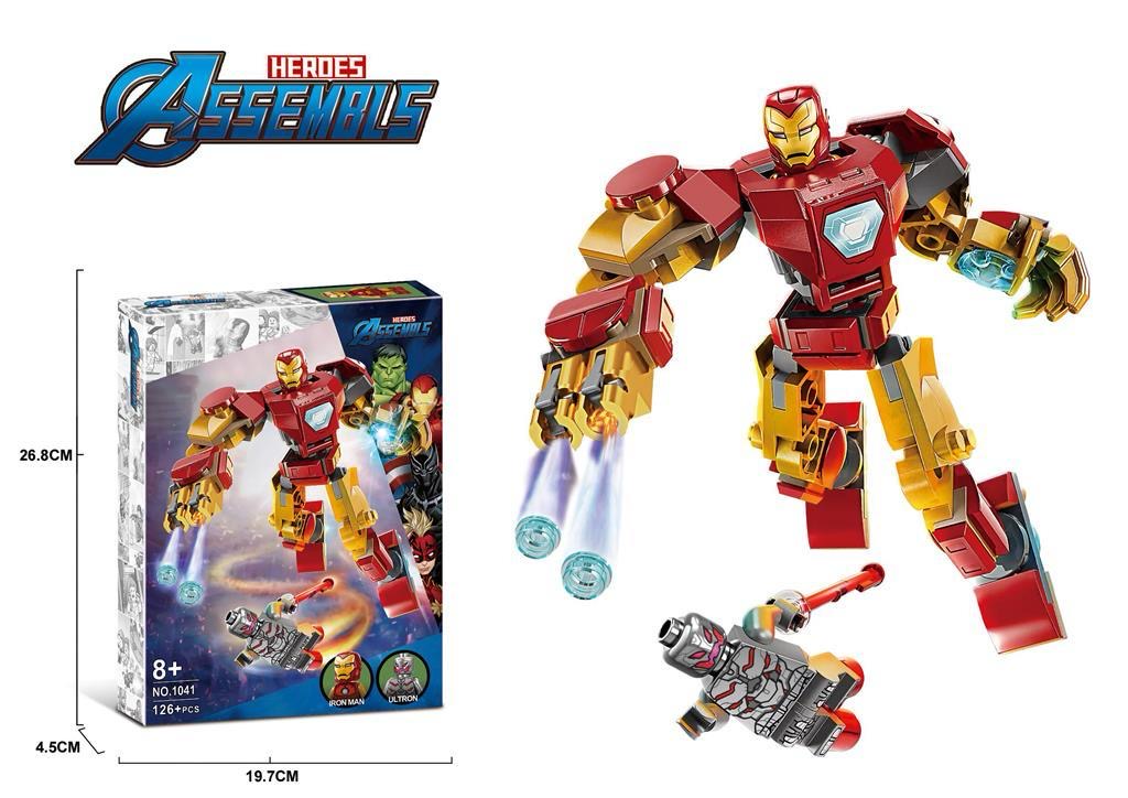Superhero & Space Wars Mech Armor Building Blocks Collection (6-8+ Series)
