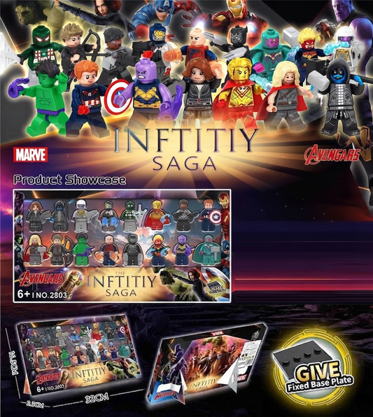 Avongars Inftitiy Saga 6+1 Building Blocks 16 piece Figure Set