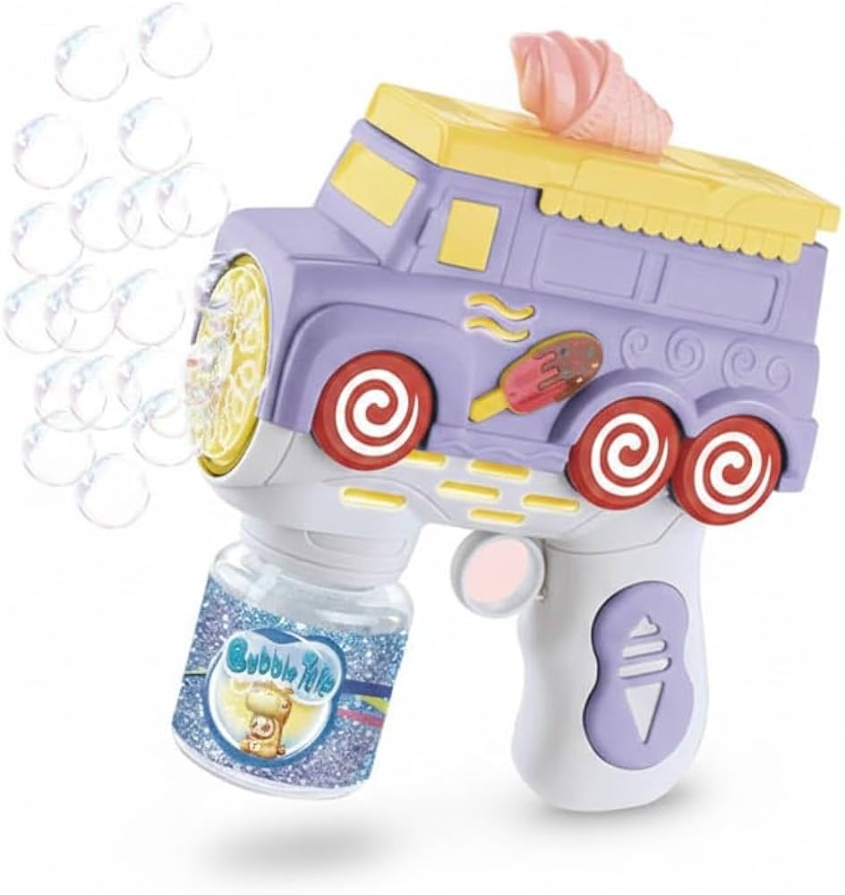 ICE CREAM BUBBLE MACHINE GUN FOR KIDS