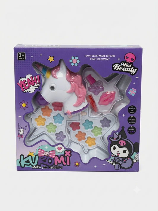 Kuromi Unicorn Makeup & Beauty Toy Set for Kids