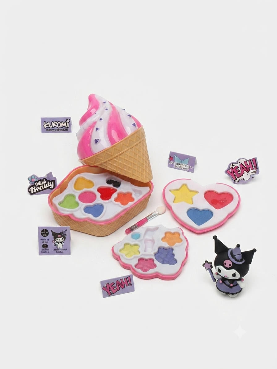 Kuromi Mini Beauty Ice Cream Makeup Set