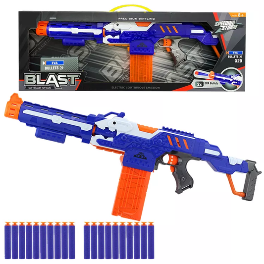 Speeding Storm Blast Electric Continuous Emission Soft Bullet Toy Gun