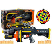 Ultimate Rapid-Fire Soft Bullet Blaster Toy with Rotary Drum
