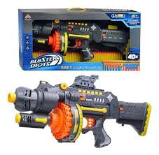 Ultimate Rapid-Fire Soft Bullet Blaster Toy with Rotary Drum