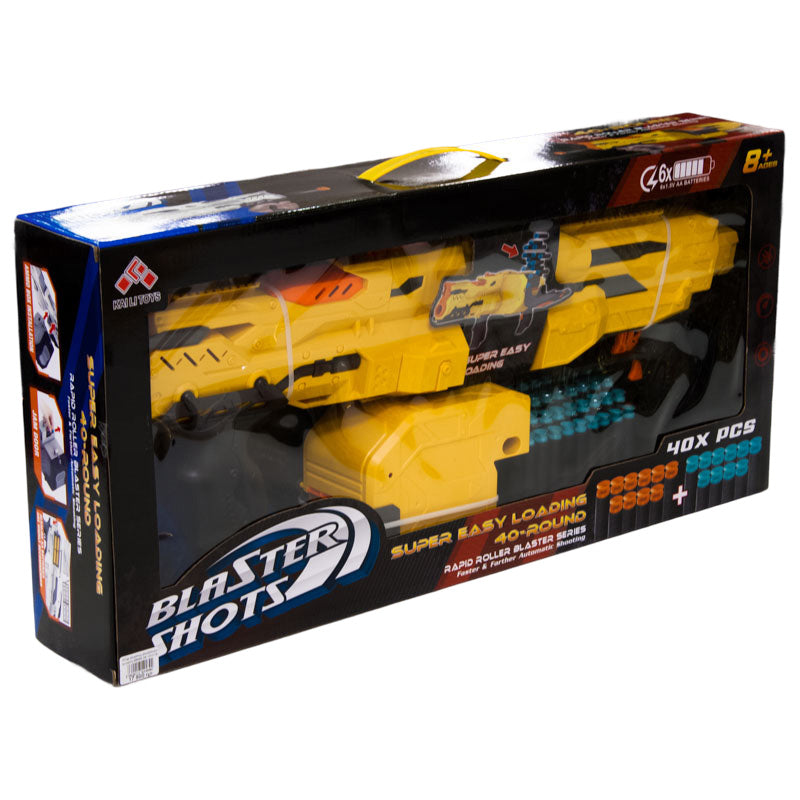 Blaster Shots Super Easy Loading 40-Round Rapid Roller Blaster Series