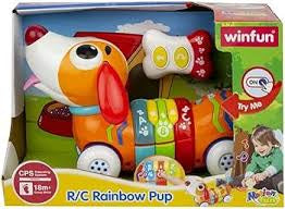Winfun R/C Rainbow Pup – Interactive Remote-Control Puppy Toy for Toddlers (18M+)