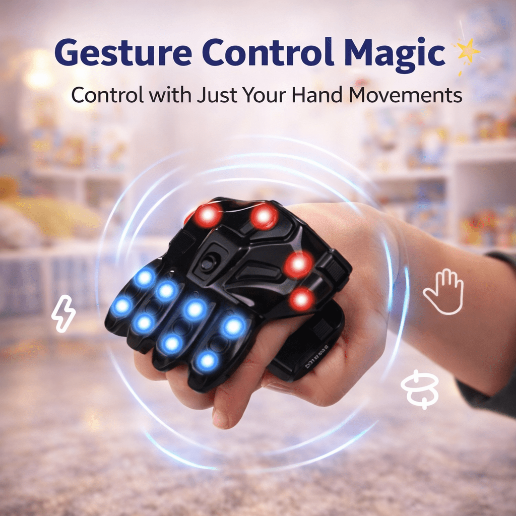 Spray Stunt RC Car with Hand Gesture Control and remote 
- 360° Drift & Light Effects