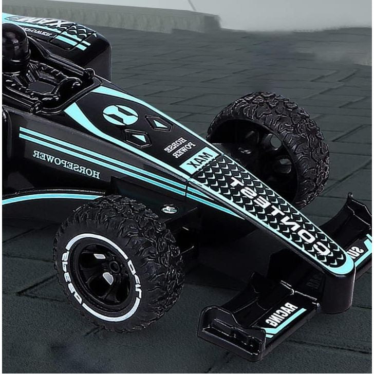 Formula F1 RC Racing Car (Black & Green) with Remote Control