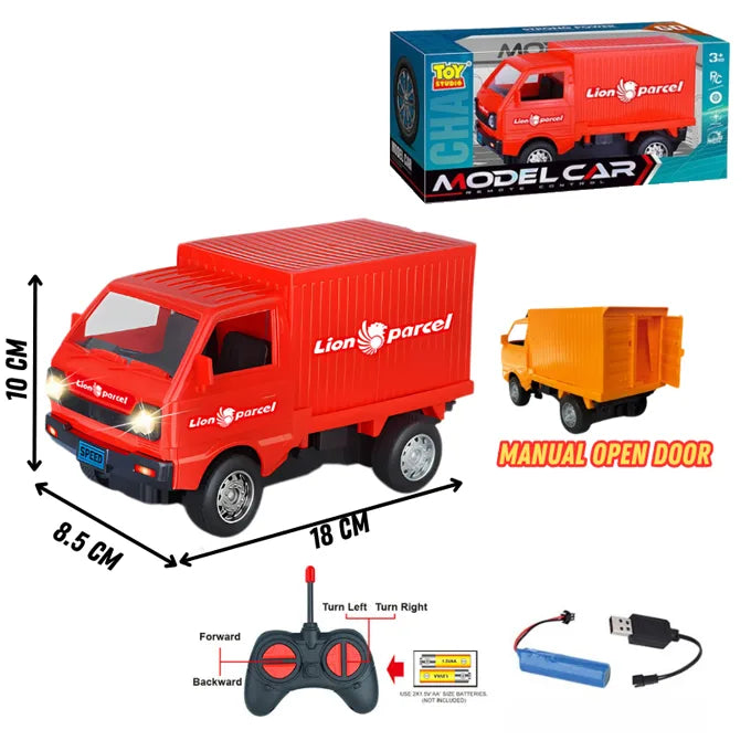 RC Suzuki Pickup Loading Van with Container – 8inches – Assorted colors – Rechargeable