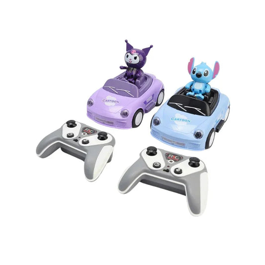 Cartoon Battle Remote Control Car Toy for Kids 2 player