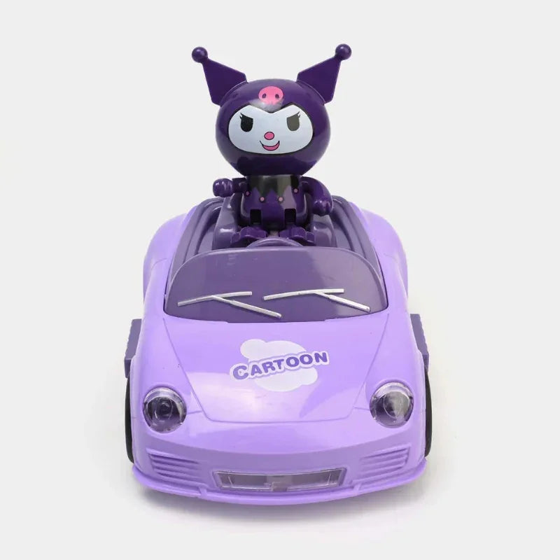 Cartoon Battle Remote Control Car Toy for Kids 2 player