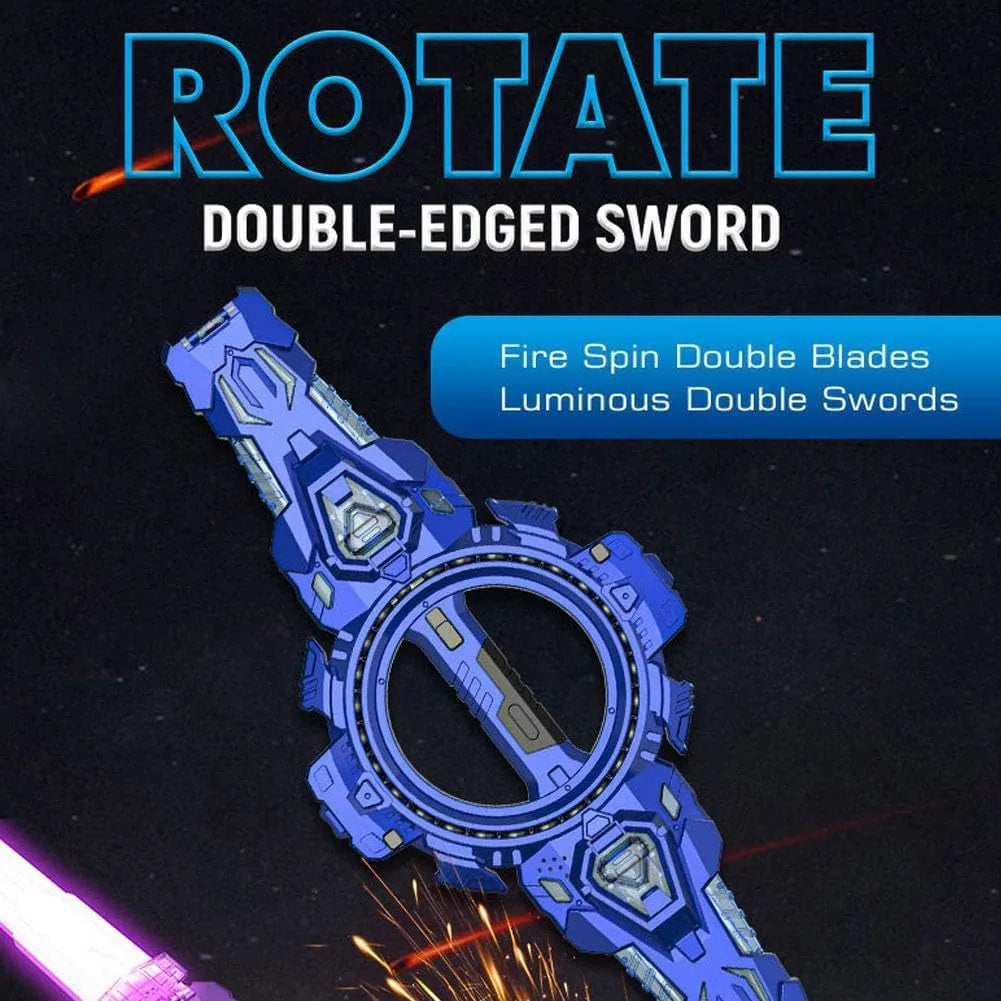 Dual-Head Rotate Sword With sound light and sparks