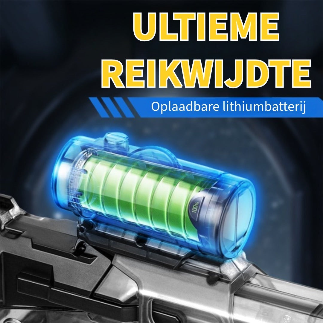 Electric Water Gun with Drum Magazine I
Rechargeable Automatic
Water Blaster Toy for
Kids