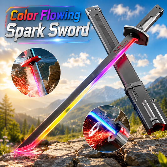 LED Light Sword with Smoke, Light Effects & spark