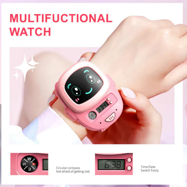 2-in-1 Digital & Smart Walkie-Talkie Watch for Kids