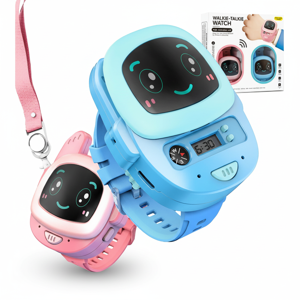 2-in-1 Digital & Smart Walkie-Talkie Watch for Kids