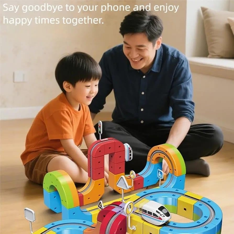 DIY Magnetic Levitation Train Track – 39 Pcs - 178 pcs (Rechargeable)