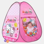 Hello kitty tent house with 50 soft balls