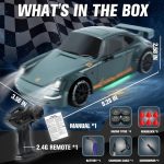 4WD RC Porsche Mini Drifting Car With Headlights | High-Speed Remote Control Car With Led Lights
