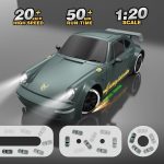 4WD RC Porsche Mini Drifting Car With Headlights | High-Speed Remote Control Car With Led Lights - Image 4