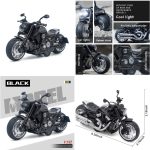 Harley Davidson Alloy Model Bike Die-Cast Toy for boys Size Approx. 5 inch – Black