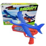 2-In-1 Airplane Launcher with light Toy Gun For Kids