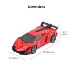 Smoke Remote Control Racing Lamborghini Red Car Light - Image 2
