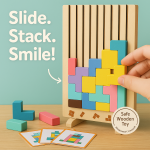 Wooden Stacking Blocks Puzzle Toy