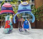 Baby Sippy Cup Baby Straw Cup Trainer Sippee Cup with Handles Water Bottle for Baby BPA Free 240ML/320ML 6+ Months Anti-fall Wear-resistant