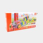 DOMINO TRAIN WITH LIGHT & MUSIC TOY FOR KIDS