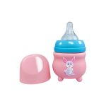 Rio's Wide Caliber Glass Feeding Bottle with Rabbit Sleeve (80 ml) - Image 4