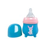 Rio's Wide Caliber Glass Feeding Bottle with Rabbit Sleeve (80 ml) - Image 2