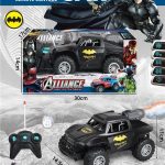 Kids Remote Control Spray Car – High-Speed RC Monster Truck with Real Smoke Exhaust Effect, Lights, and Rechargeable Battery (Superhero Edition)