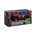 Kids Remote Control Spray Car – High-Speed RC Monster Truck with Real Smoke Exhaust Effect, Lights, and Rechargeable Battery (Superhero Edition) - Image 5