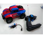 Kids Remote Control Spray Car – High-Speed RC Monster Truck with Real Smoke Exhaust Effect, Lights, and Rechargeable Battery (Superhero Edition) - Image 8