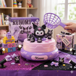 Electric Bouncing kuromi Catch and fishing 2 in 1 Game - Fun Interactive Toy